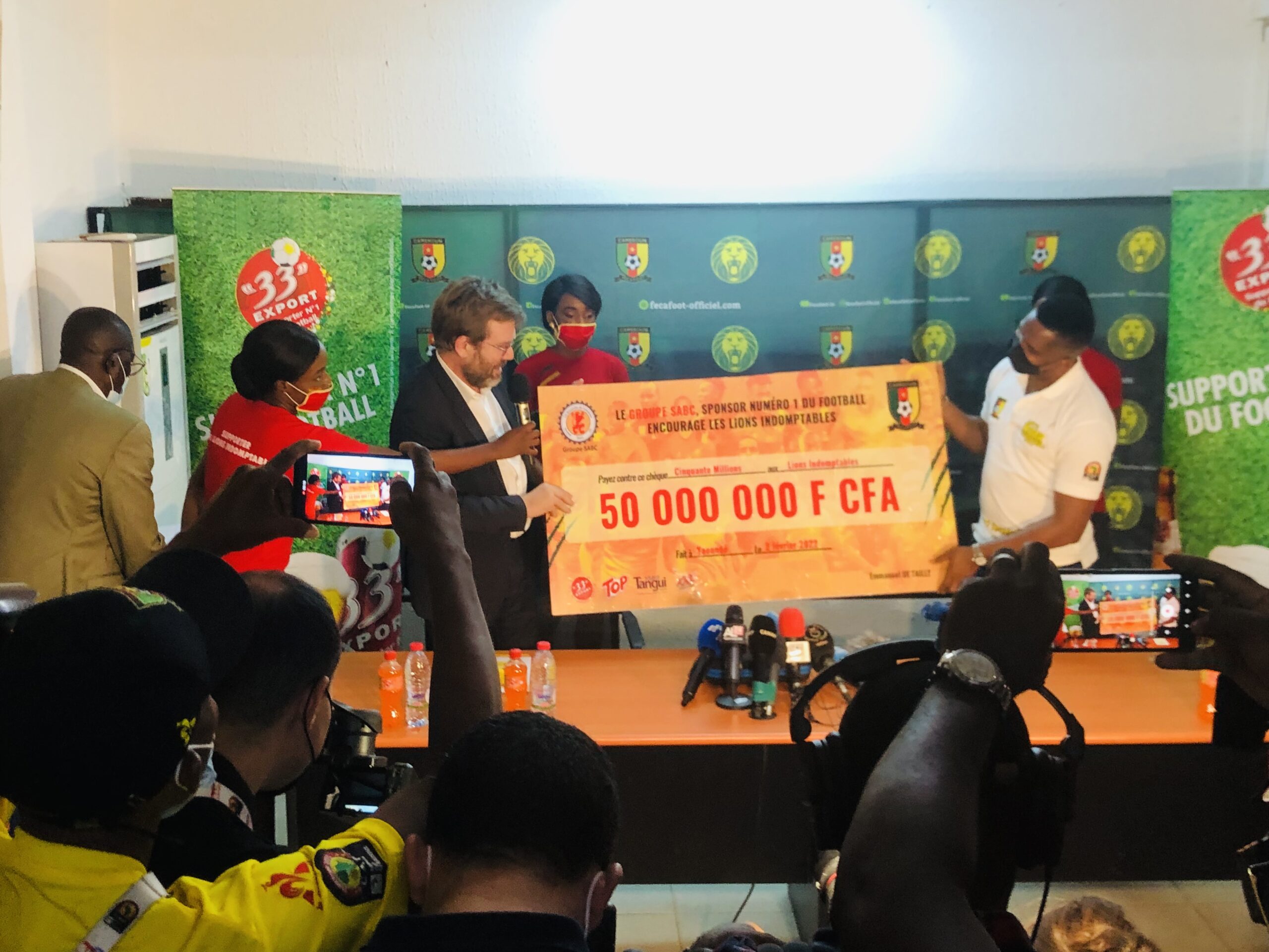 CAN 2021 : la SABC offre 50 millions FCFA à l'équipe du Cameroun et promet 100  millions FCFA en cas de victoire finale - Investir au Cameroun