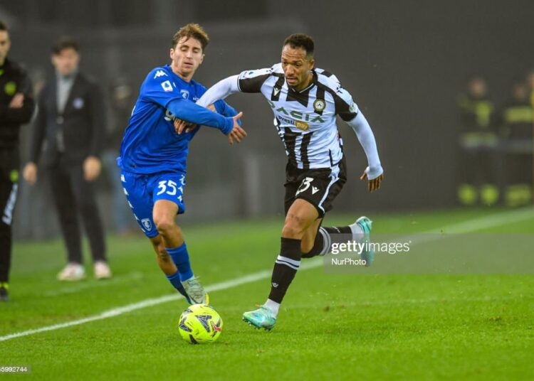 Serie A : Ebosse et Udinese freinés par Empoli
