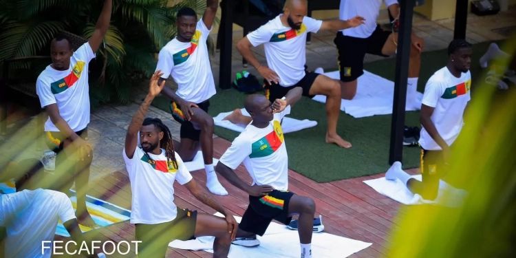 Angola - Cameroun : le réveil musculaire des Lions indomptables en images